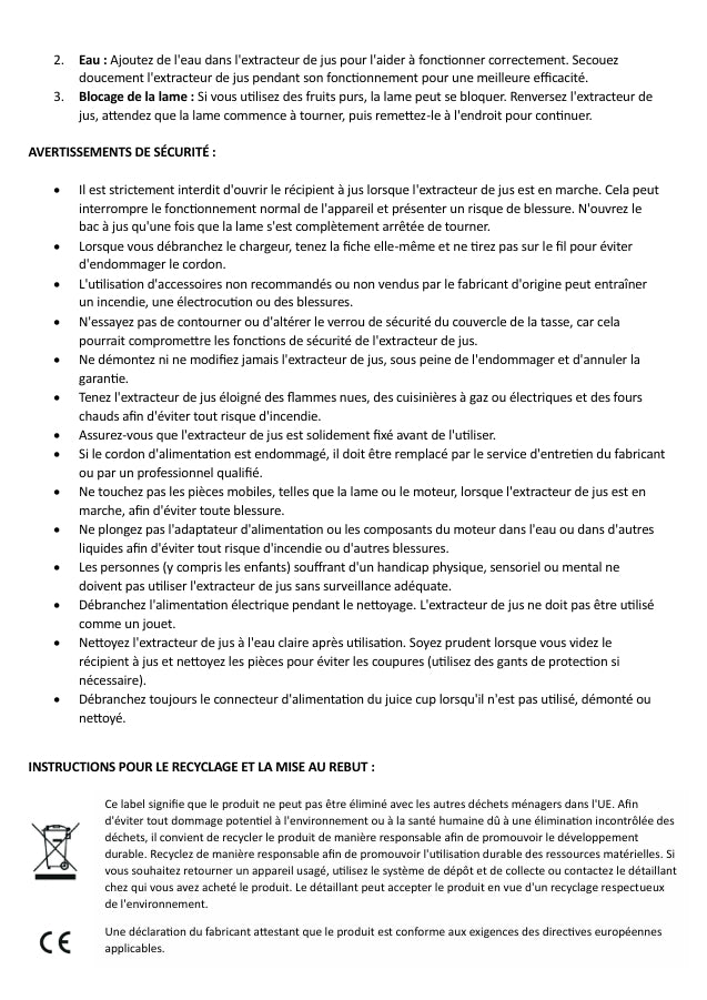 MYJUICY™ - Mixeur Portable