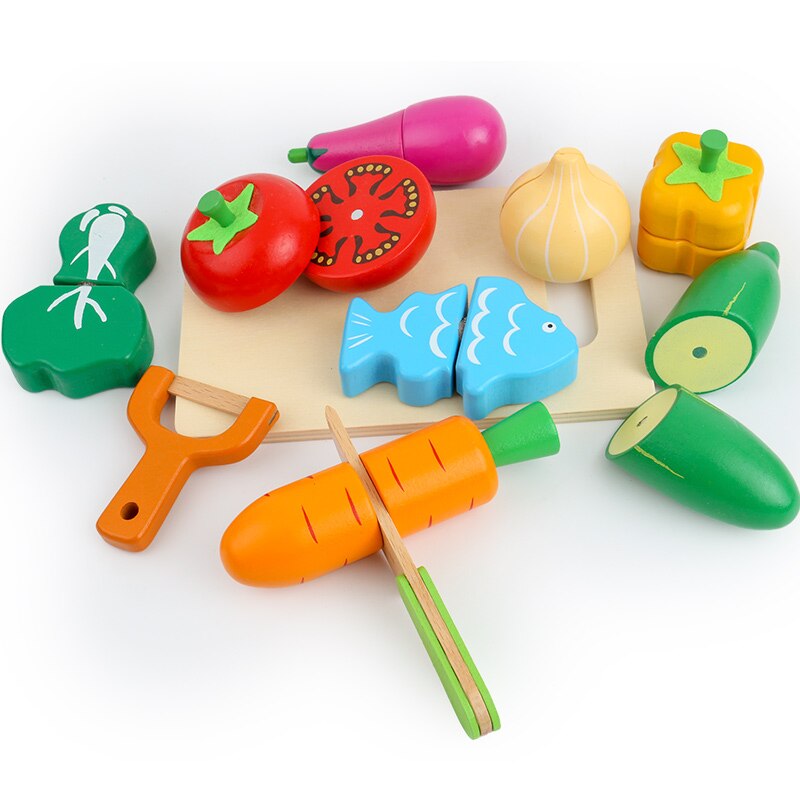 MonMarchéBois™ | Boîte en bois de légumes et de fruits 🍉🥕