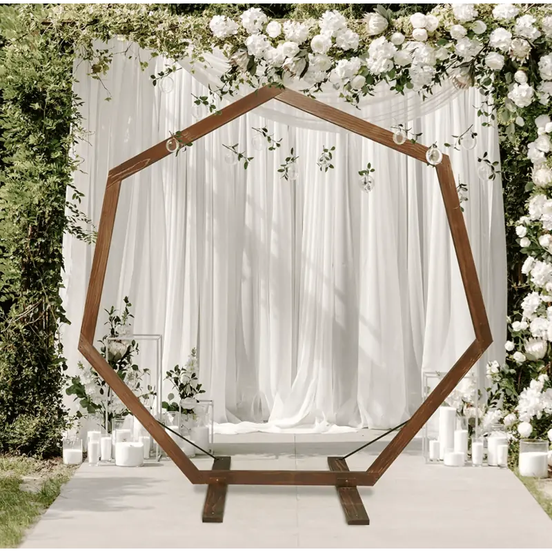 Arche Octogonale en Bois