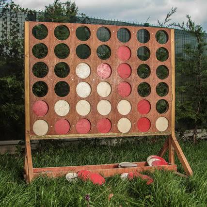 Jeu Puissance 4 Géant en Bois