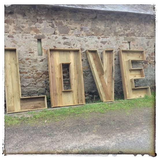 LOVE géant lumineux