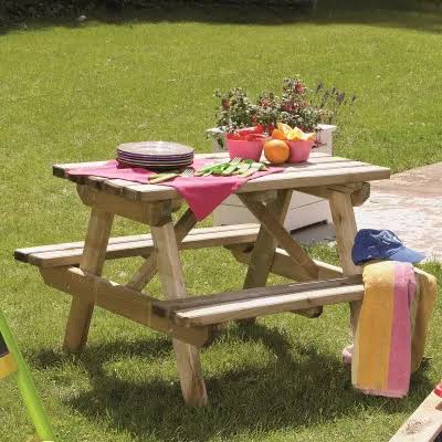 Tables pique nique enfants
